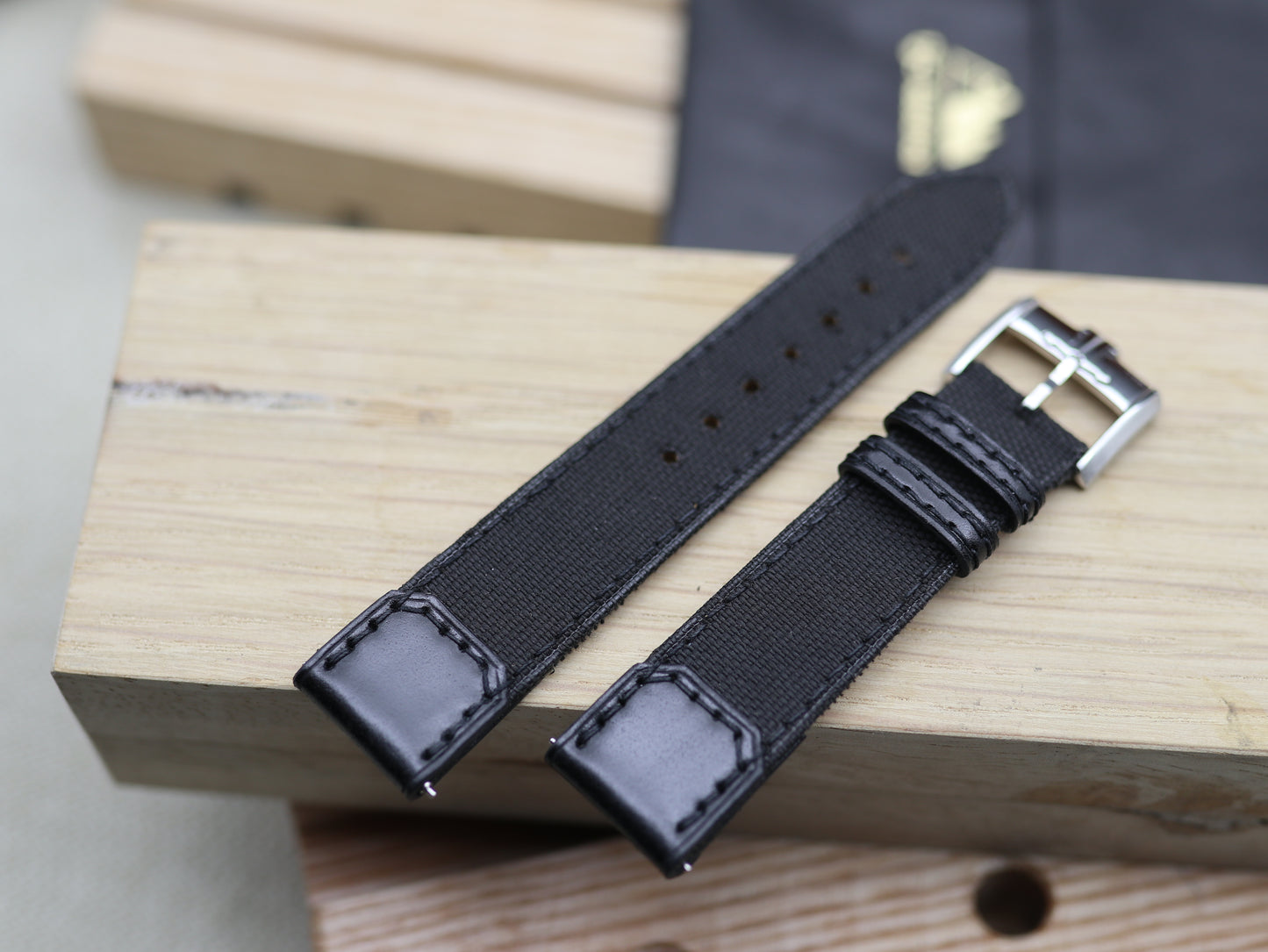 Handmade Canvas Watch Strap for Reverso watch
