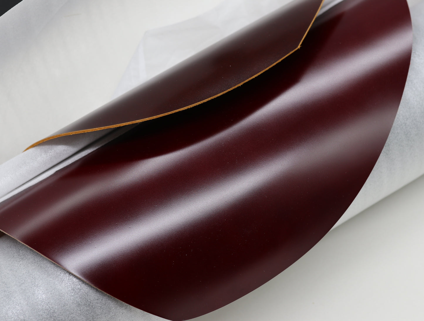 Burgundy Shell Cordovan Leather