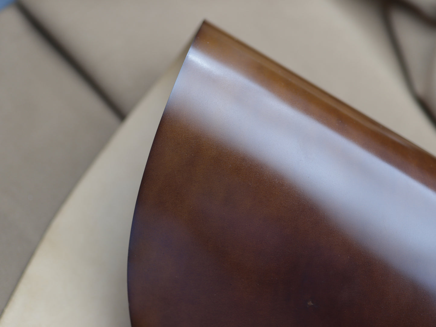 Chocolate Shell Cordovan Leather