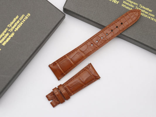 Genuine Alligator Skin Watch Strap - Alligator Leather Watch Strap - Genuine Gator Watch strap - For Pin Buckle - Order To Make!!!
