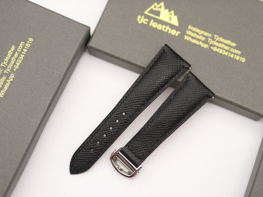 Handmade Genuine Calfskin Watch Strap for Cartier Watch - Compatible for New Single Version Clasp - Cartier Strap for New Single Version Clasp