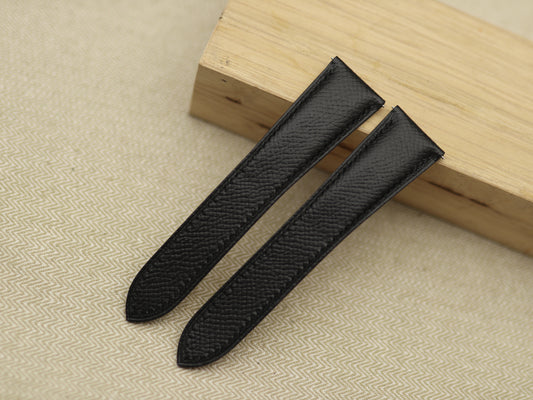 Handmade Genuine Calfskin Watch Strap for Cartier Watch - Double Long Straps - Cartier Strap for Double Fold Deployment Clasp