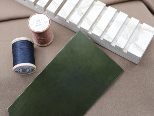 Olive Shell Cordovan Leather