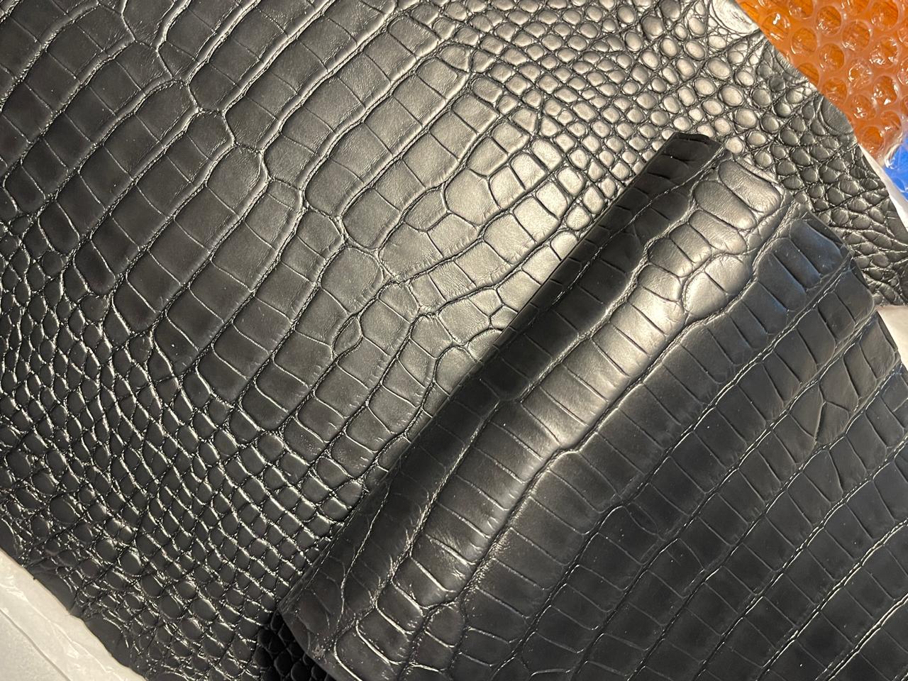 Matte Black Alligator