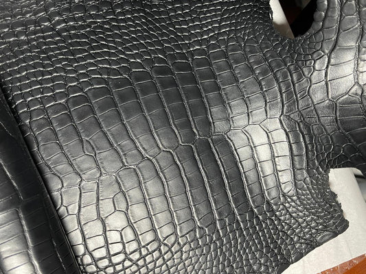 Matte Black Alligator